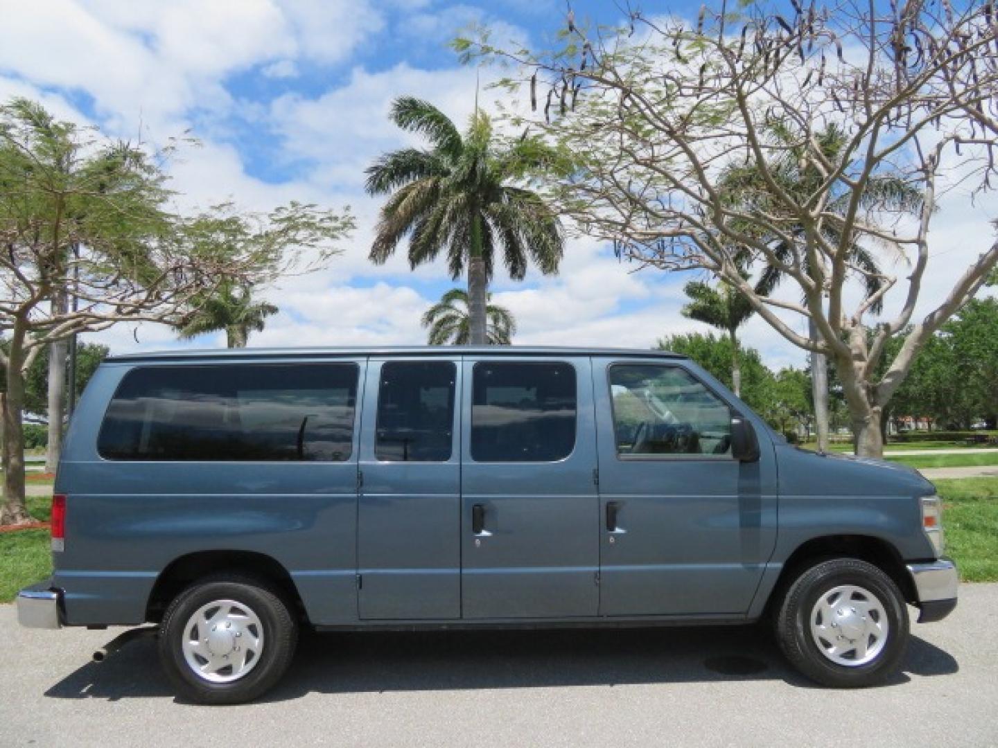 2013 Dark Blue /Gray Ford E-Series Wagon XLT (1FMNE1BW4DD) with an 4.6L V8 engine, Automatic transmission, located at 4301 Oak Circle #19, Boca Raton, FL, 33431, (954) 561-2499, 26.388861, -80.084038 - You are looking at a Gorgeous 2013 Ford E150 XLT Handicap Wheelchair Conversion Van with 22K Original Miles, Tie Down System, Power Electric VMI Side Entry Wheelchair Lift, Back Up Camera, Factory Navigation and Much Much More. This van is Awesome. This is a Nice Rust Free Van with a Clean Carfax, C - Photo#3